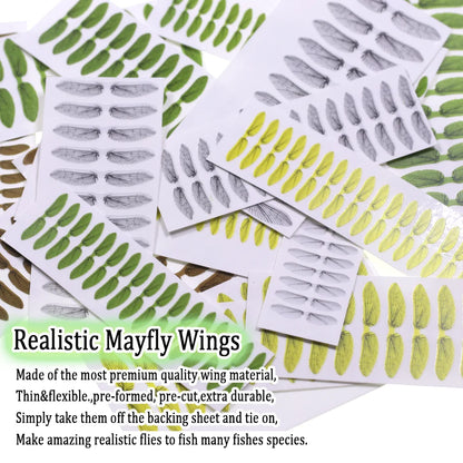 Vampfly Pre-Cut Fly Wings (Dry Fly, Stonefly, Mayfly)
