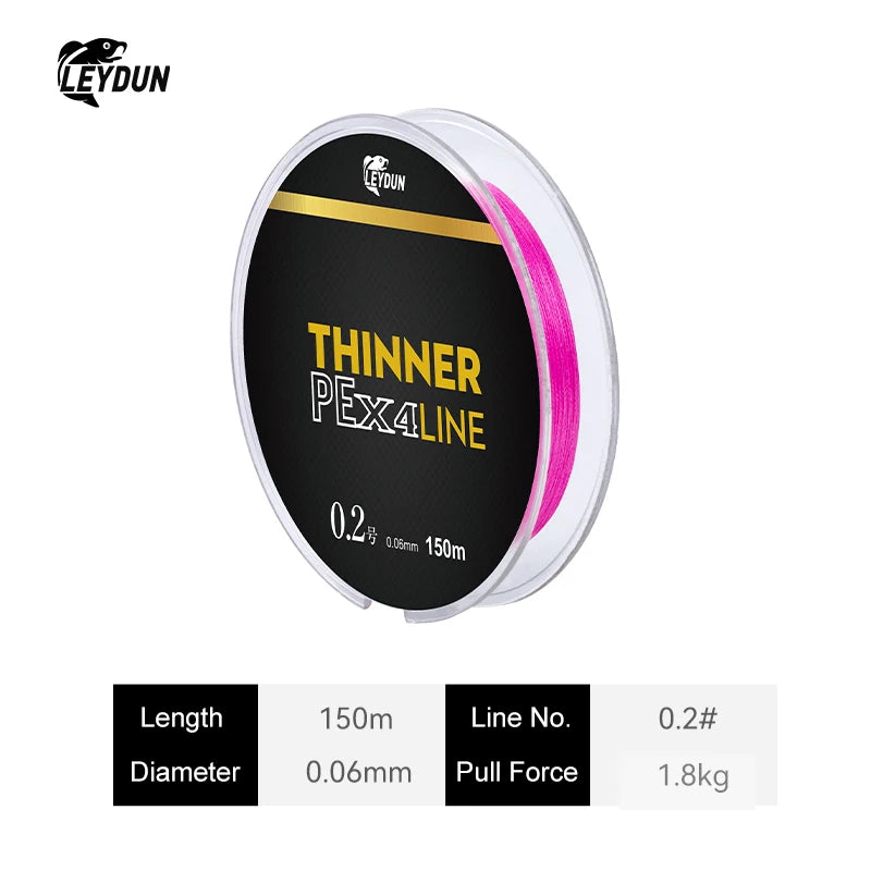 Leydun Micro Thin 4-Strand PE Line