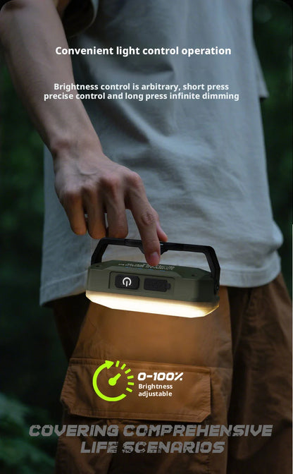 Solar Powered Camping Lantern with Ultra Long Battery Life for Outdoor Tent Emergency Lighting Home Use