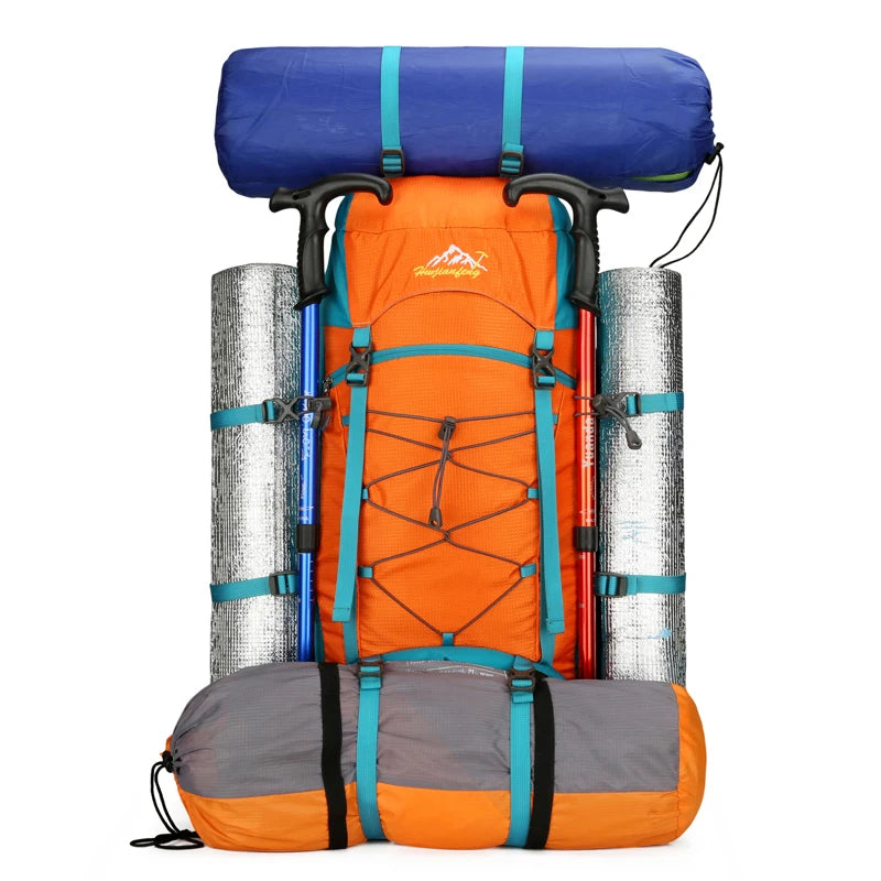 65L Outdoor Mountaineering Backpack – Large Capacity Waterproof Hiking & Camping Travel Bag