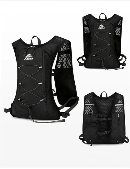 8L Running Hydration Vest Backpack Men Women Outdoor Sport Bags Trail Marathon Jogging Hiking Backpack Option Water Bag Flask