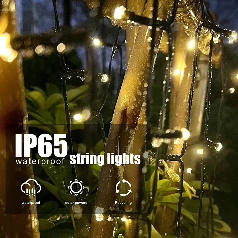 Outdoor Solar Light String LED Christmas Decoration,light String Solar Fairy Light Garden Christmas Decoration Light