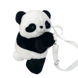 Backpacks Cute Cartoon Animals Shoulder Bags Stuffed Panda Phone Bags Children School Bags Girls Birthday Gift