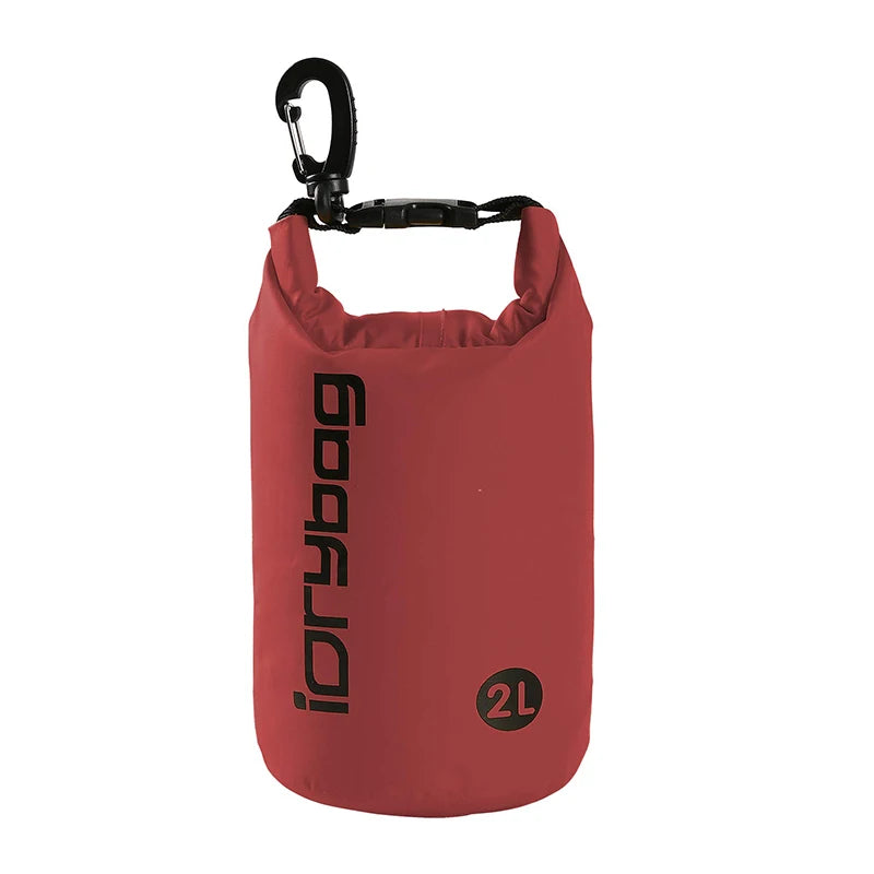 IDrybag 2L Swimming Waterproof Dry Bag Sports Canyoning Bag Ipx6 Waterproof Bag for Travel Kayaking Boating Beach Dry Bag