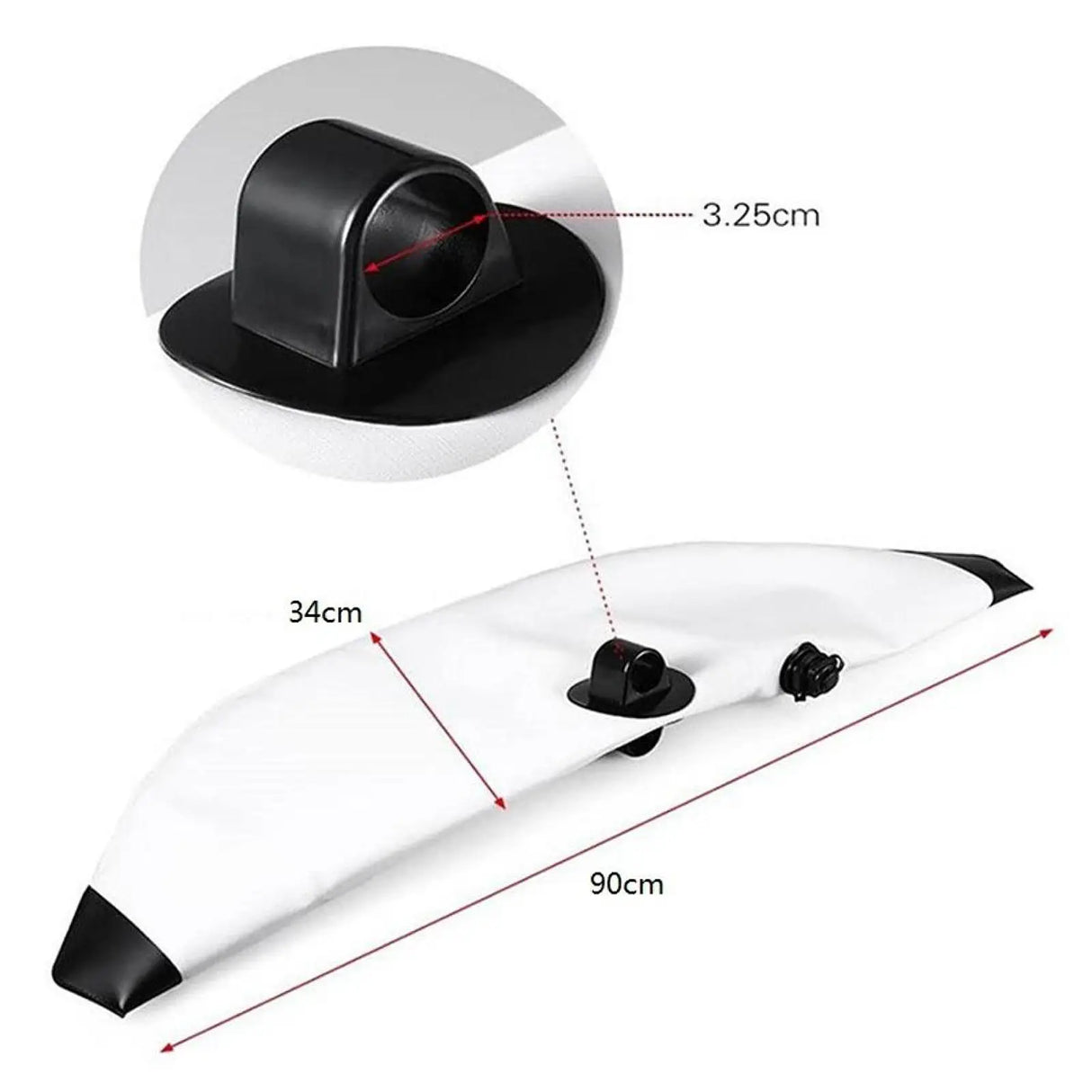 Kayak Inflatable Balance Float – Stabilizer System for Canoes, Fishing & Drifting Boats