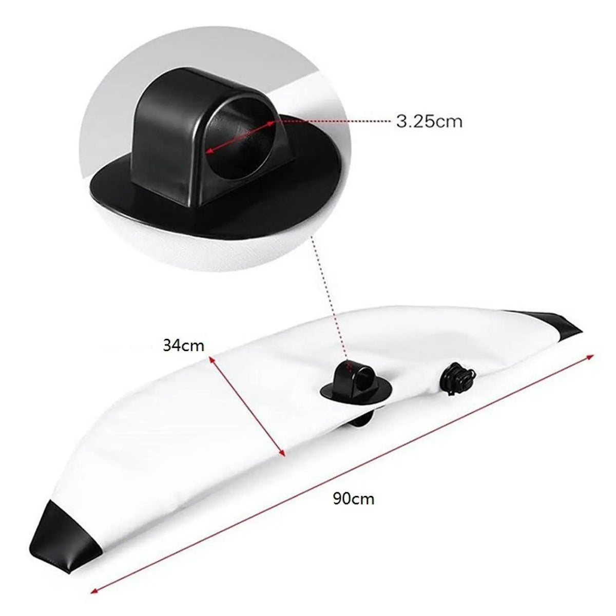 Kayak Inflatable Balance Float – Stabilizer System for Canoes, Fishing & Drifting Boats