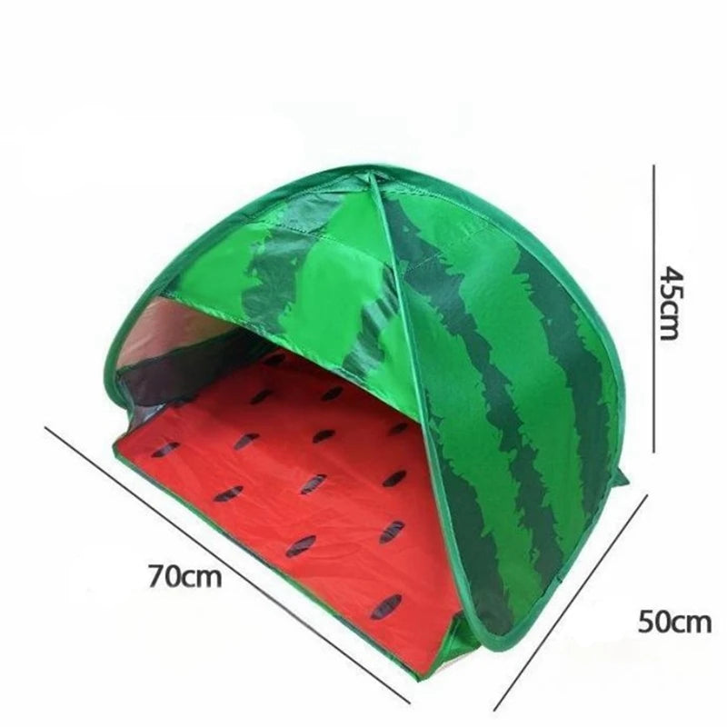 Beach Headrest Sunshade Tent UV-protecting Sunshelter Automatic Opened Portable Outdoor Camping Sunshade Tent For Adults Kids