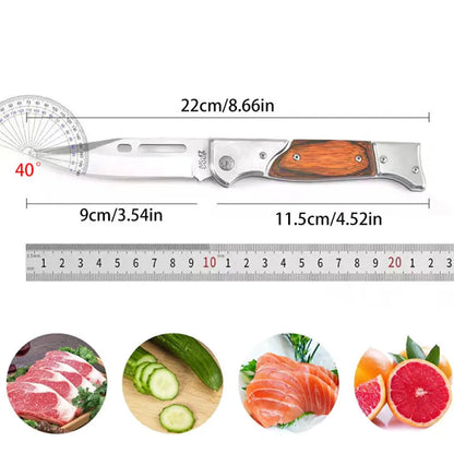 Heavy Duty Foldable Knife with High Hardness and Versatile Functions for Outdoor Activities