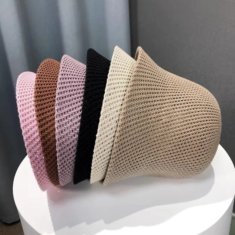 Wide Brim Bucket Hat for Women