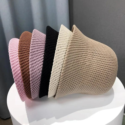 Wide Brim Bucket Hat for Women