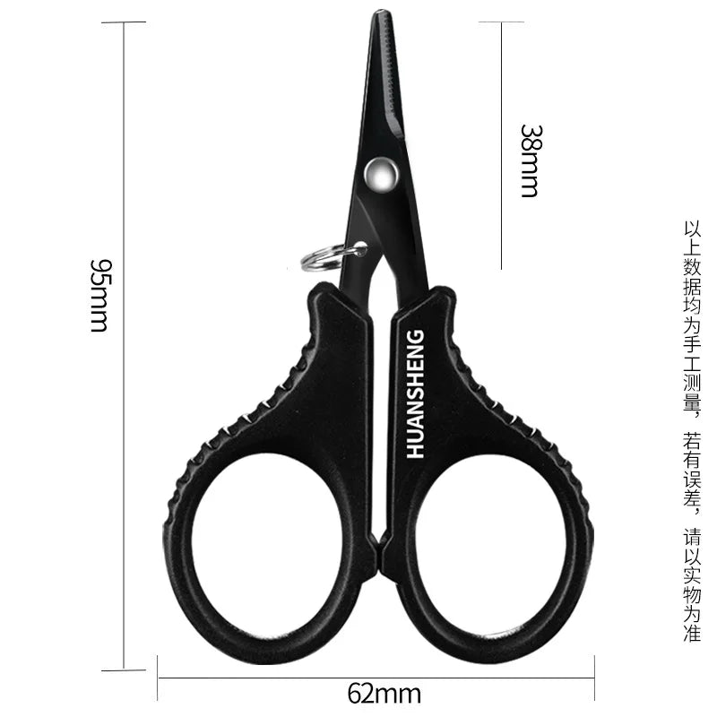 Titanium-Coated Braid Scissors and Line Cutter
