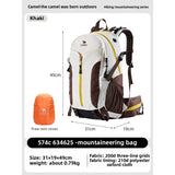 GOLDEN CAMEL Waterproof Mountaineering Bags Unisex Hiking Backpacks Travel Large Capacity Backpack Student Schoolbag Lightweight