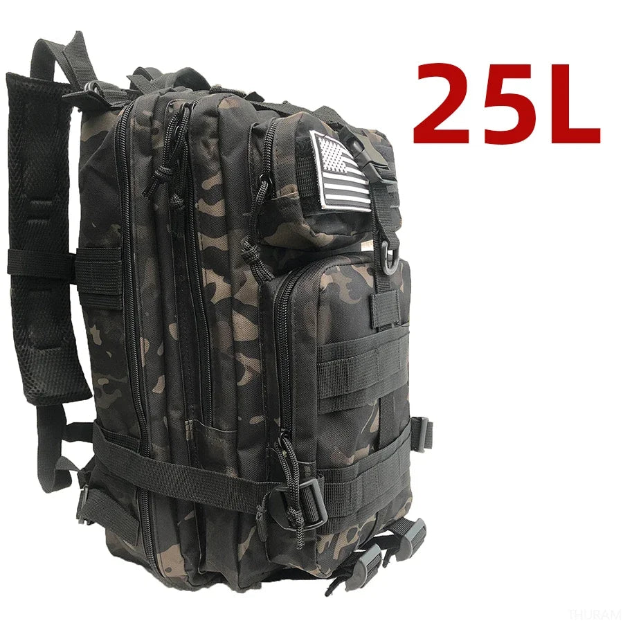25L/50L Waterproof Tactical Hiking Backpack