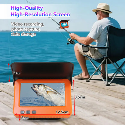 HD Underwater Fishing Camera with Video Recording & Night Vision