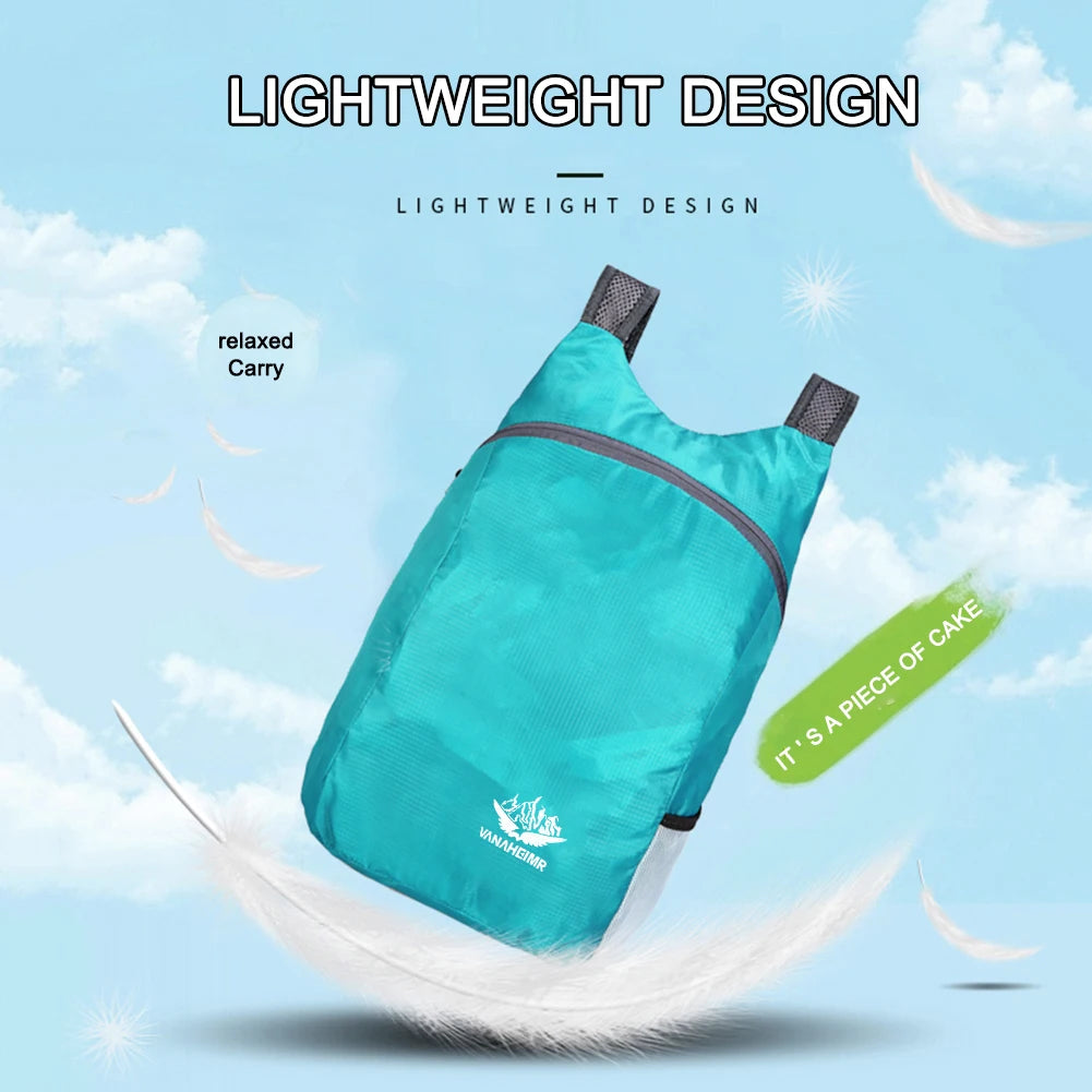 20L Lightweight Packable Backpack Foldable ultralight Outdoor Folding Backpack Travel Daypack Bag Sports Daypack for Men Women