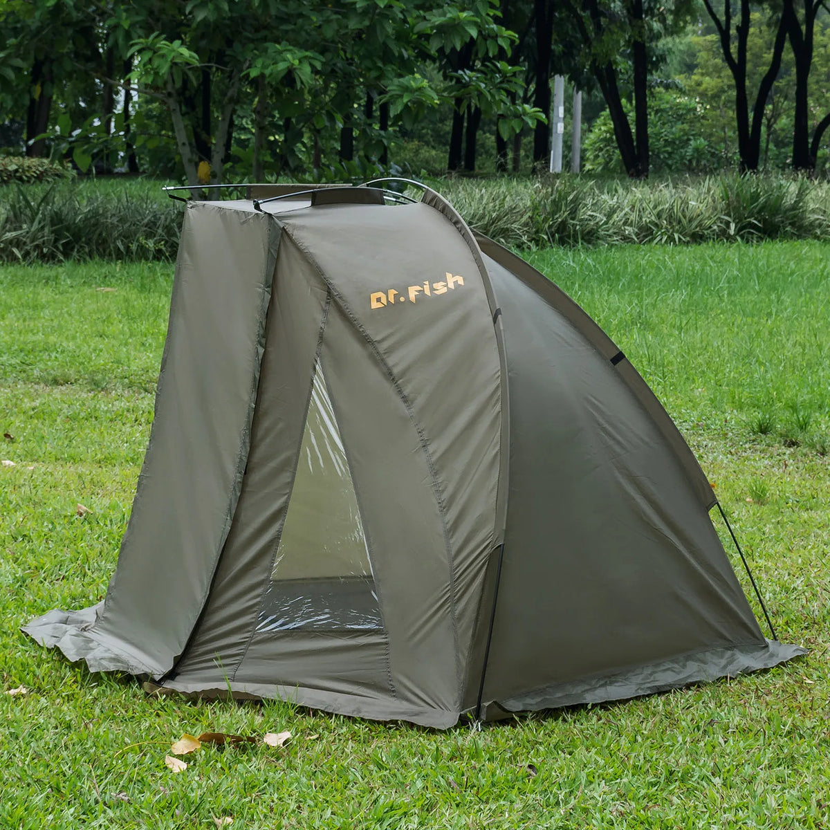 1-2 Person Shelter Tent Camping Tent Ultralight Waterproof for Hunting Adventure Travel Carp Fishing Bivvy