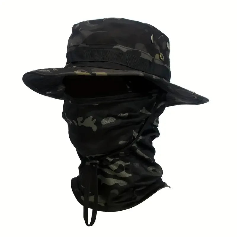 Camo Boonie Hat with Balaclava