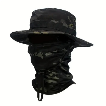 Camo Boonie Hat with Balaclava