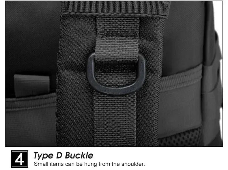 2Q-50L Tactical Backpack Men's Travel Large Capacity Rucksacks Men Waterproof Outdoor 1Sports Multi-functional Bags