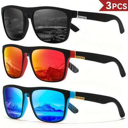 Classic Square Polarized Sunglasses (1-4 Pack)
