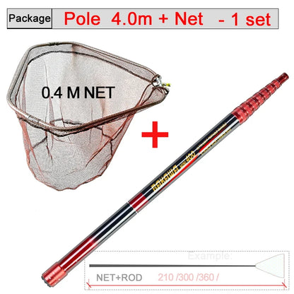 JOSBY Carbon Folding Landing Net 3-4m