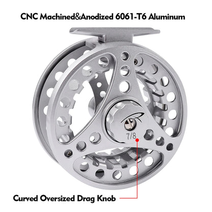 Full Metal Aluminum Fly Reel 3/4, 5/6, 7/8