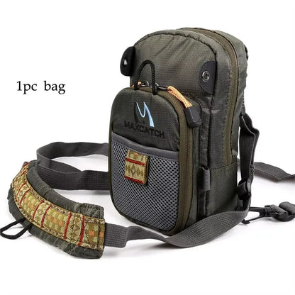 MAXCATCH Canvas Fly Fishing Chest Pack