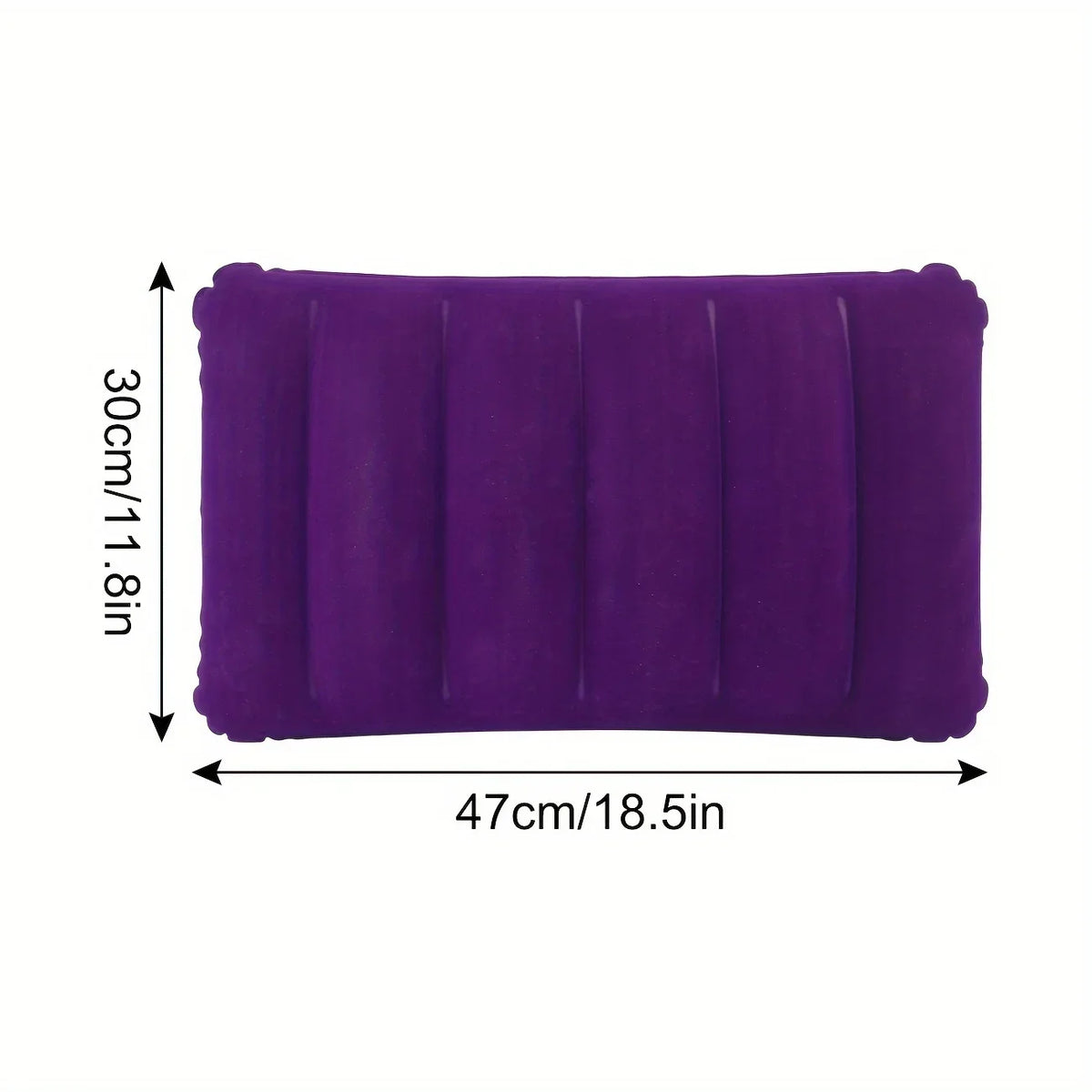 1pc Inflatable Square Pillow Outdoor Camping Business Travel Neck Pillow Portable Comfortable Pillow Cushion