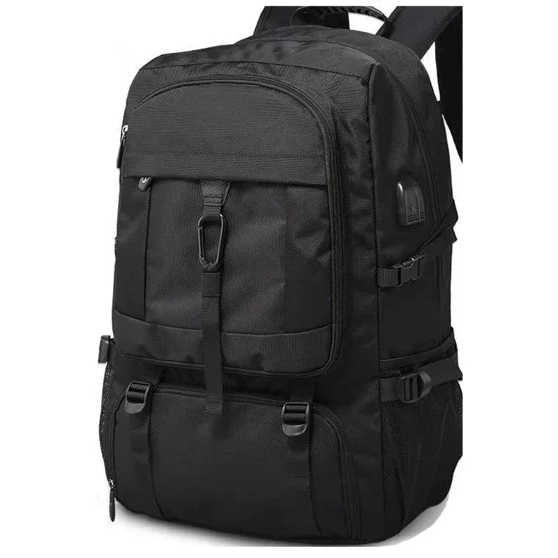 50L 80L Backpack Large Travel Backpack Men Separate Shoe Compartment Business Bag Outdoor Sports Man Black Storage Backpacks