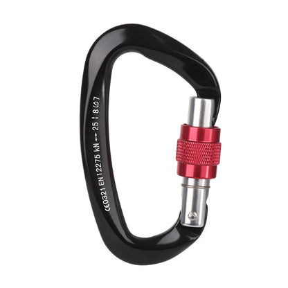 Quality Aluminum Security Master Lock Accessories Mountaineering Protective Equipment Professional Carabiner Climbing Key Hooks