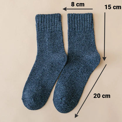 3 Pairs Men's Socks Winter Thick Towel Man's Outdoor Sports Long Socks Cold Resistant Frost Proof Snow Socks For Man Gift 39-44