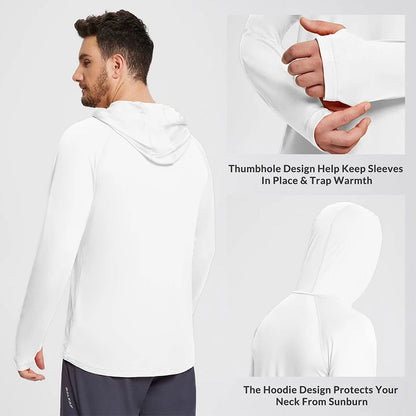Mens UPF50+ Performance Hoodie Tee
