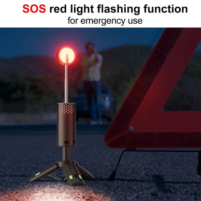 10000mAh Camping Light USB Rechargeable LED Emergency Lamp Outdoor Portable Lanterns with Magnetic Flashlight for BBQ Tents