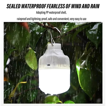1-10PCS USB Rechargeable LED Camping Light Waterproof Portable High Power Outdoor Lantern for Hiking BBQ Emergency Hunting