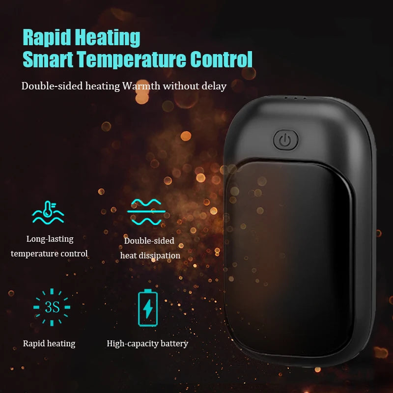 Magnetic Rechargeable Hand Warmer (2-Piece Set)