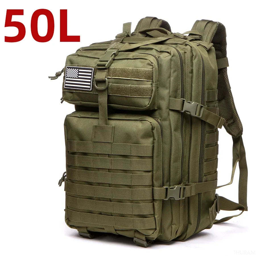 25L/50L Waterproof Tactical Hiking Backpack