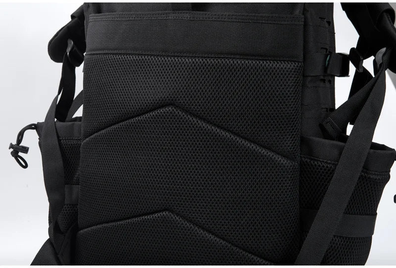 45L Tactical Backpack Survival Bag Hunting MOLLE Backpack GYM For Men EDC Outdoor Hiking Rucksack With Bottle Holder