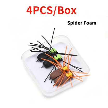 Bimoo Madam Spider Foam Hopper Flies (4 Pack)