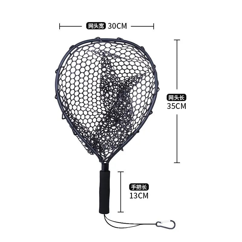 TAIYU Ultralight Silicone Mesh Landing Net