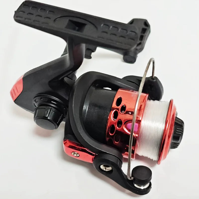 5.2:1 Ultralight Folding Fishing Reel Spinning Reel With 60m Large Fishing Line Diameter Line Roller Casting Wheel Vessel Bait
