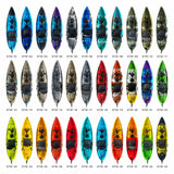 Portable LLDPE Modular Kayak – Split Hard Shell Electric & Pedal Canoe for Solo or Tandem Lake & Sea Adventures