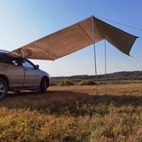 440x200cm Car Side Shelter Shade Camping Car Roof Top Tent Awning Waterproof UV Camping Tent Automobile Rooftop Rain Canopy