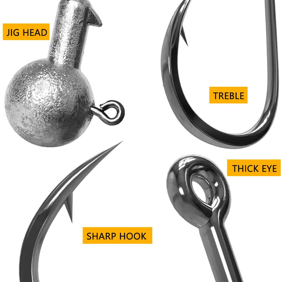 MrLurion Jig Head Hooks (1g-28g)