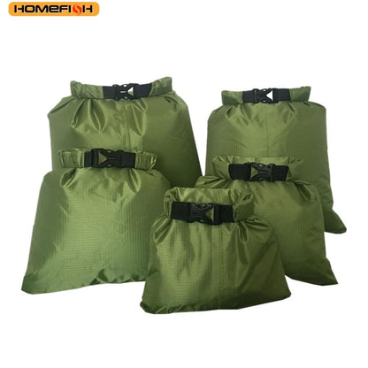 HOMEFISH 5pcs Waterproof Dry Bag For Camping Drifting Hiking Swimming Rafting Kayaking River Trekking Bags