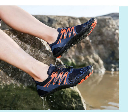 EOCENE Men Women Barefoot Outdoor Sports Aqua Shoes Quick-dry Beach Swimming Fitness Wading Hiking Cycling Water Sneakers Shoes