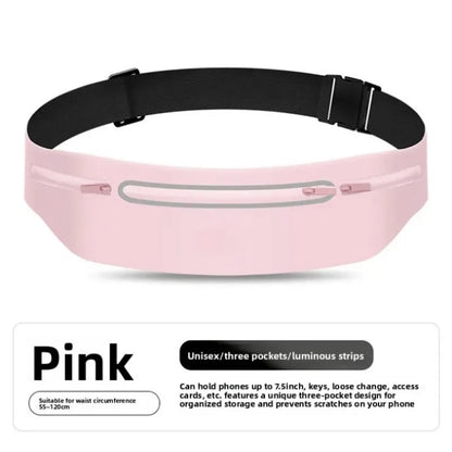 Running sports fanny pack Outdoor sports Lightweight waterproof invisible anti-theft equipment Men's and women's multi-function
