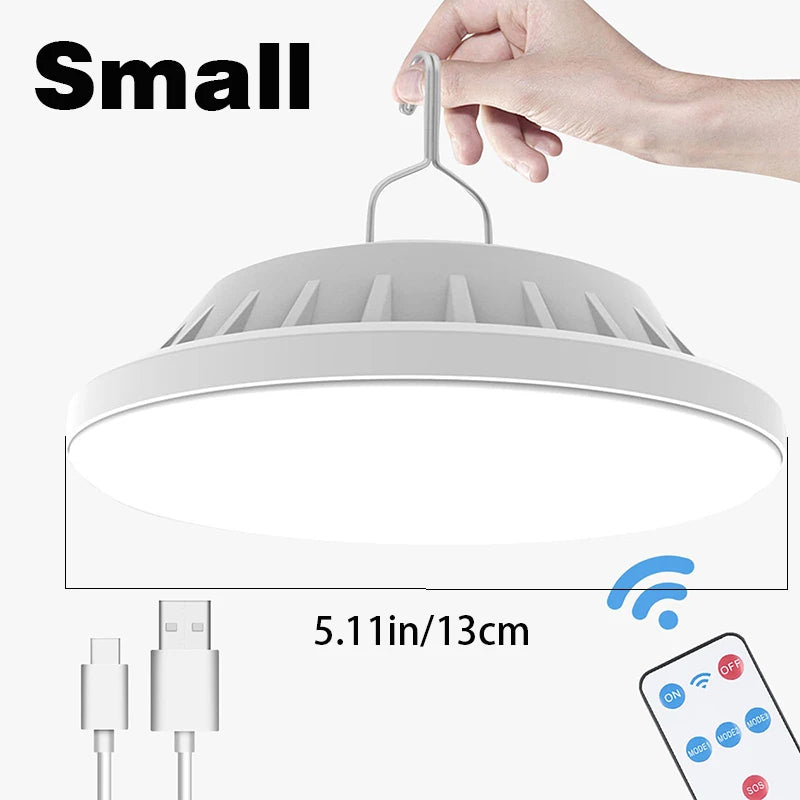 Portable Camping Light Power Bank LED Camping Lanterns Handheld Waterproof Outdoor Tent Light Rechargeable Floodlight Flashlight