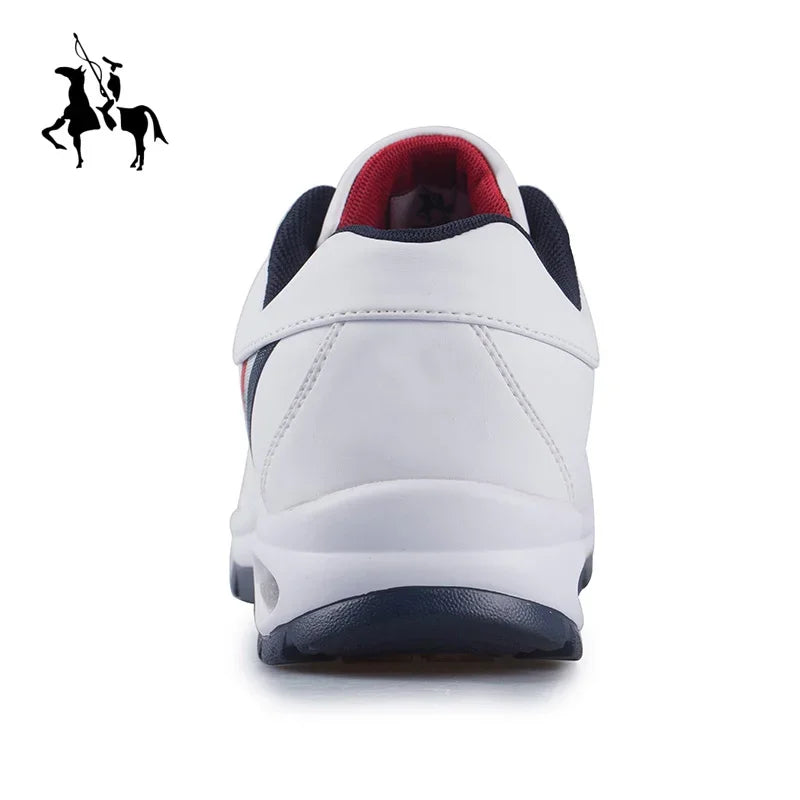 Men’s Outdoor Leather Sneakers – Casual Fashion Sports Shoes Large Size Comfort Trainers