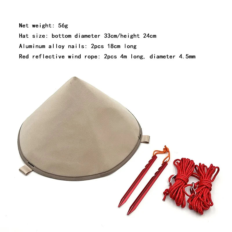 Generic Tent Tarp Connection Adapter Durable Tent Hat Outdoor Awning Canopy Shelter Guy Rope Tent Accessories