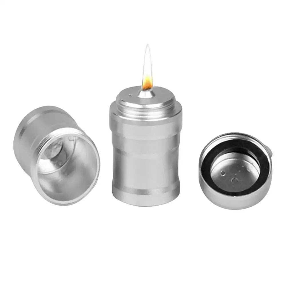 Mini Vintage Oil Lantern – Aluminum Alloy Wick Lamp